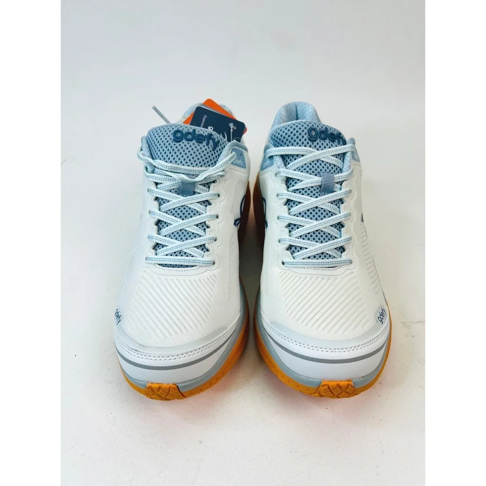 gdefy Mighty Walk Mens 10.5 White Blue Orange VersoShock Sneakers TB9024MUO NEW